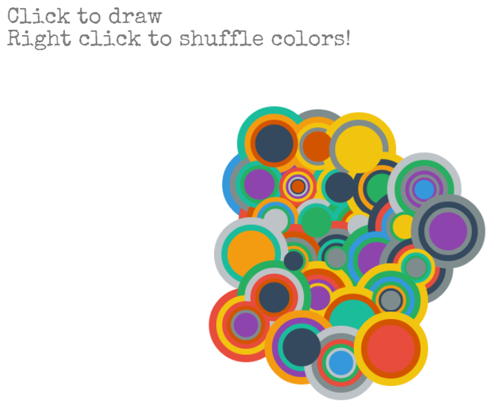 jQuery circles